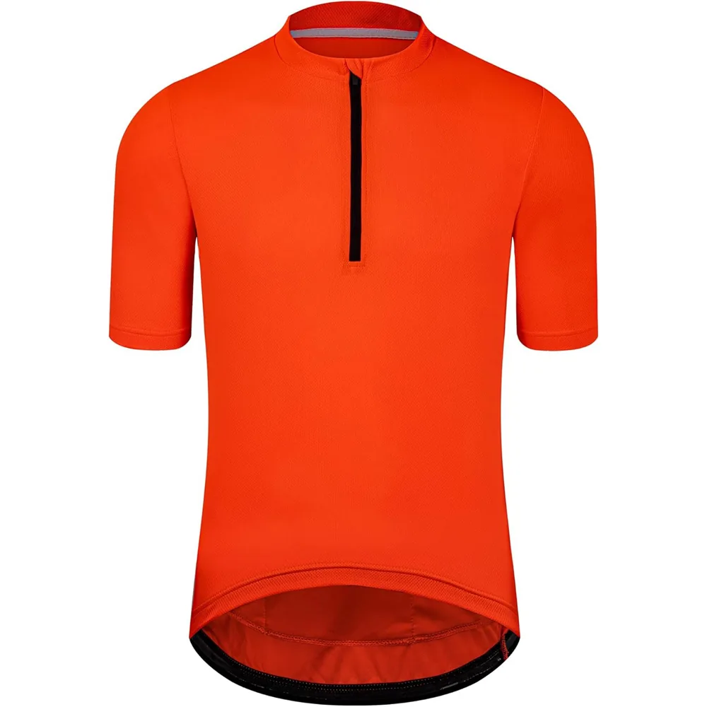 Performance cycling jersey with full-length zip and rear pockets