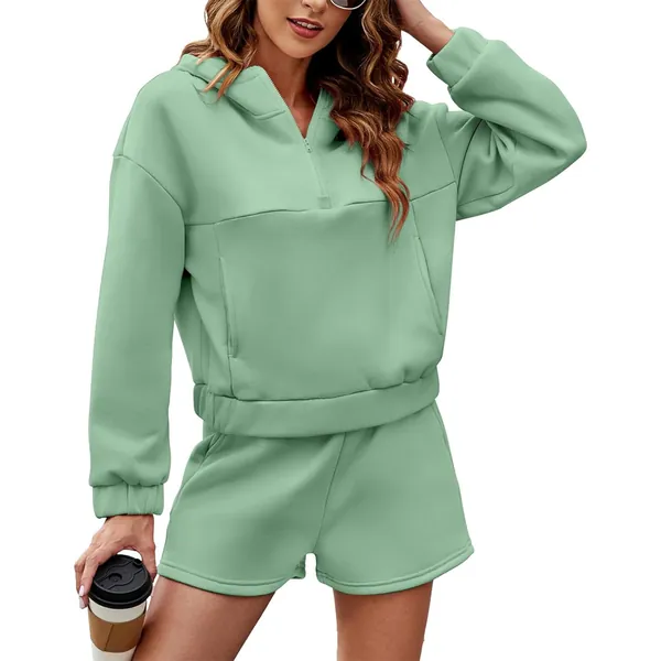 Women's Hoodie & Short Set
