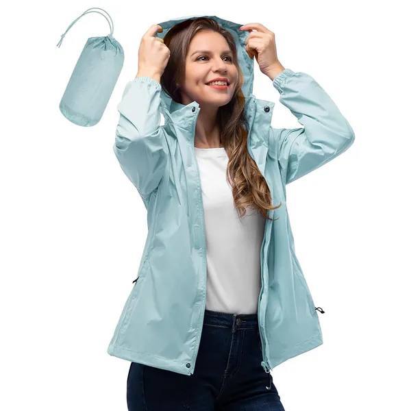 Women's Packable Rain Jacket